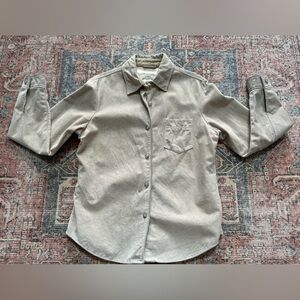 VTG L.L. Bean Women's Beige Outdoor Leather Jacket/Size M